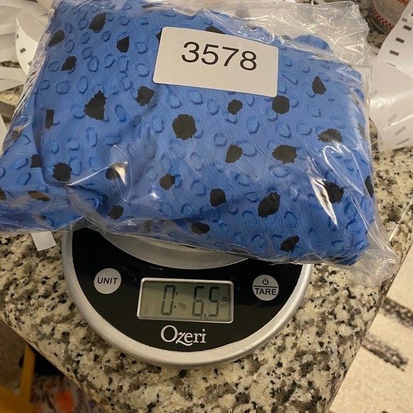 Rebecca Taylor Womens Nova Dot Clip Silk Wrap Mini Dress Long Sleeve Blue Size 0 - Picture 13 of 13